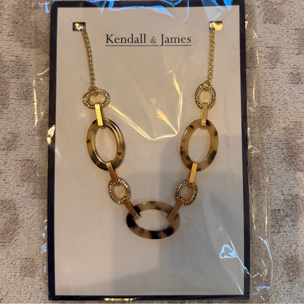 Kendall & James Tortoise & Gold Necklace